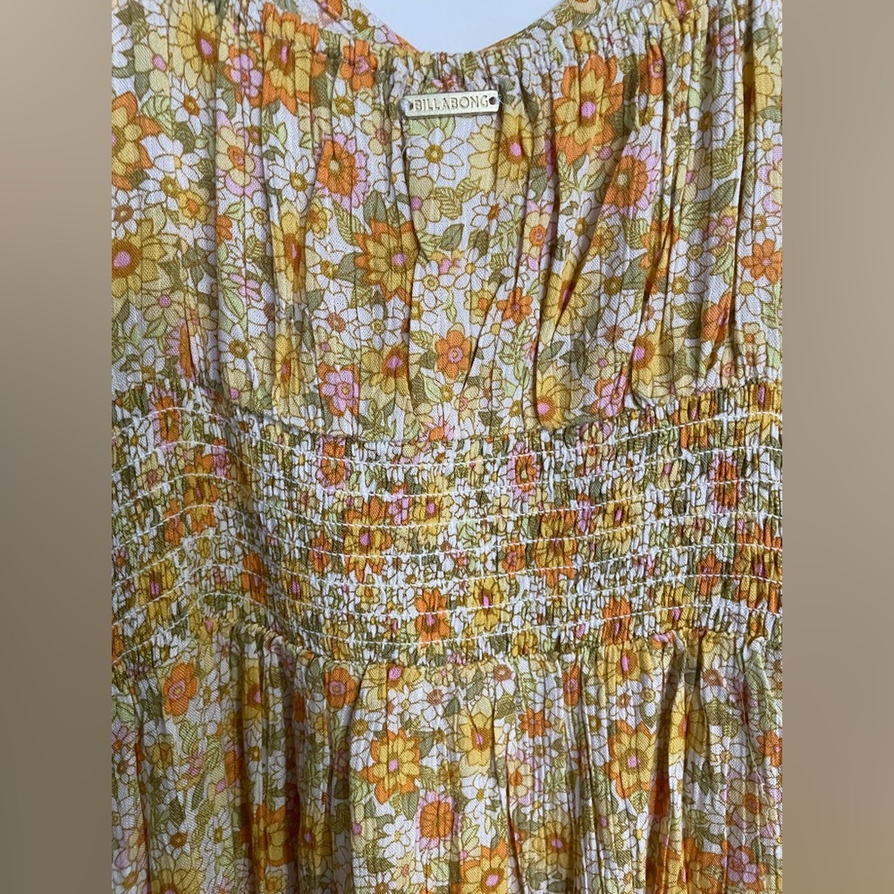 Billabong Something Pretty floral mini Dress NWT - Picture 4 of 12